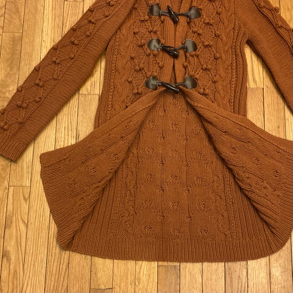 Hooded Knit Neutral Cardigan - Picture 6 of 11